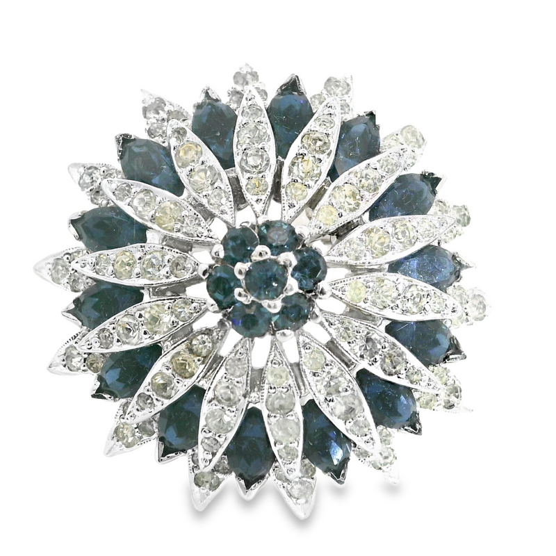 CZ Costume Brooch