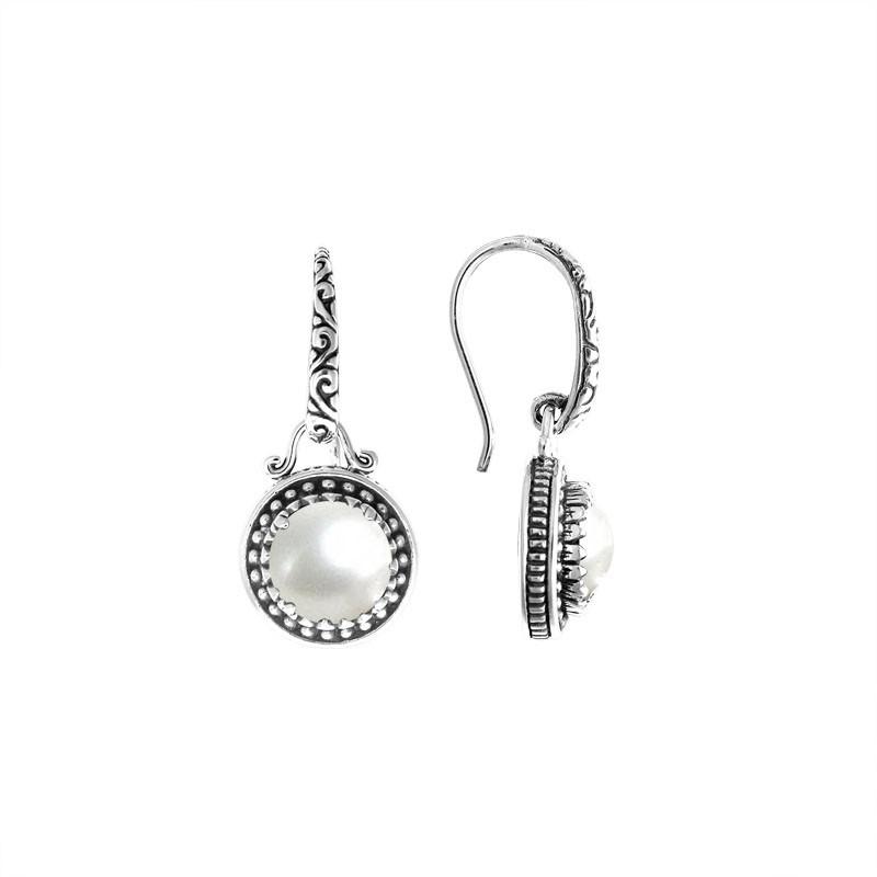 Sterling Silver Pearl Earrings