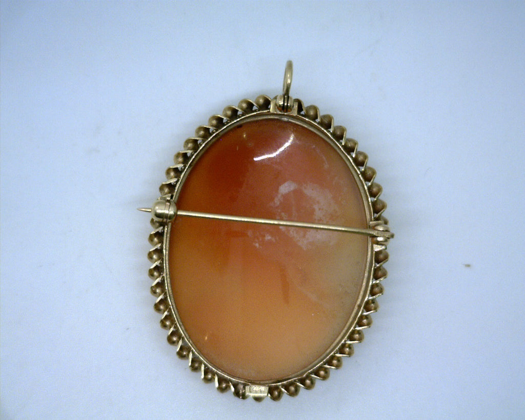 14K YG Cameo Pin/Pendant