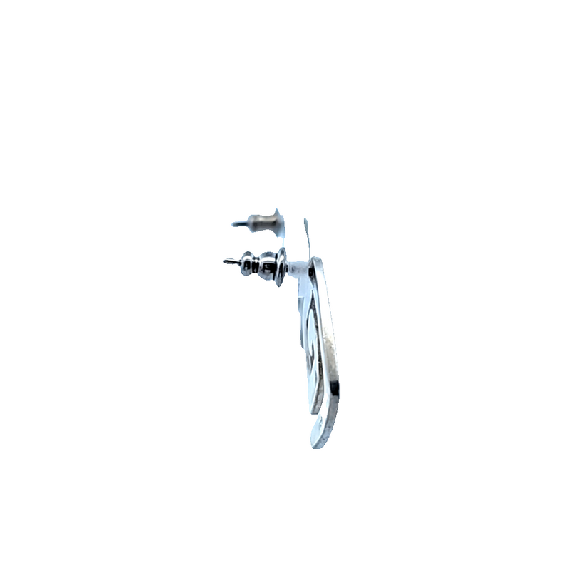 Sterling Silver Retired Silpada Geometric Earrings