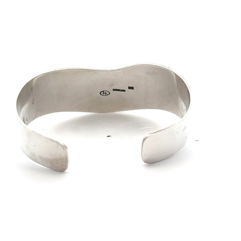 Sterling Silver & 18K Yellow Gold Cuff Bracelet