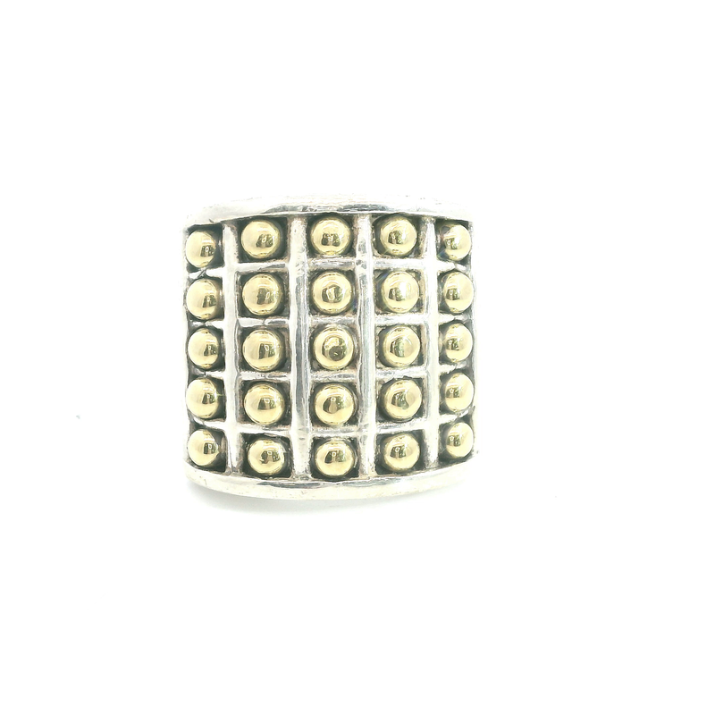 Lagos Caviar Sterling Silver & 18K YG