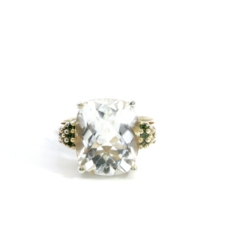 Sterling Silver Aquamarine Ring
