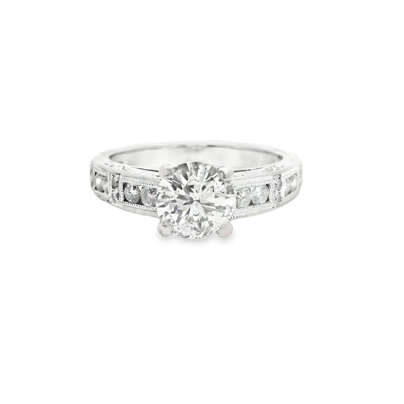 18K WG Kirk Kara Diamond Ring Mounting