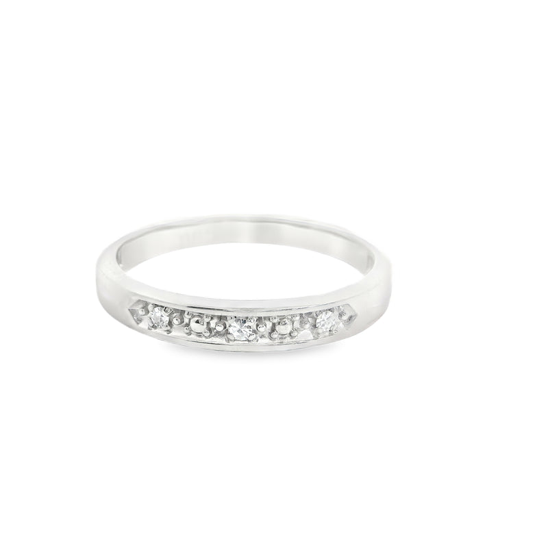 14K WG Diamond Band