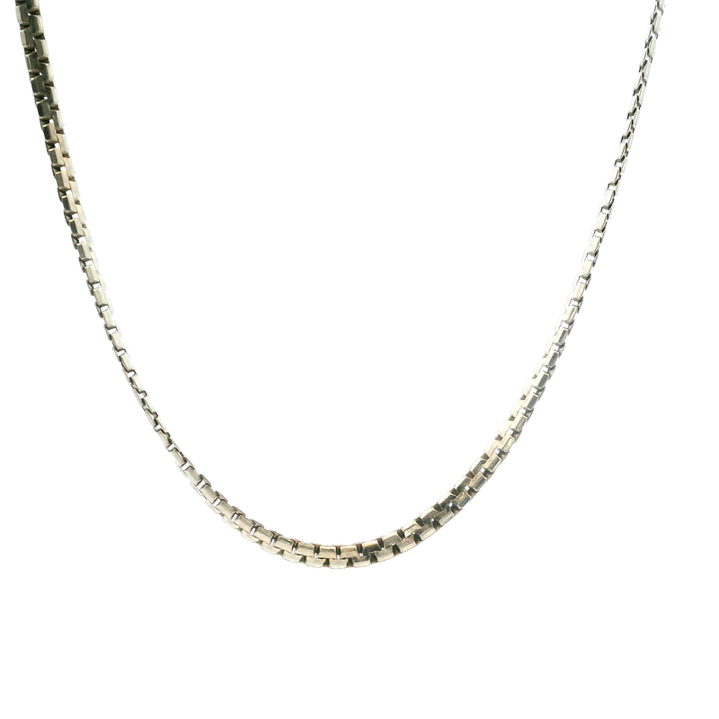 Sterling Silver Flat Box Chain 26