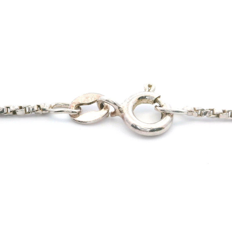 Sterling Silver Twisted Box Chain 24