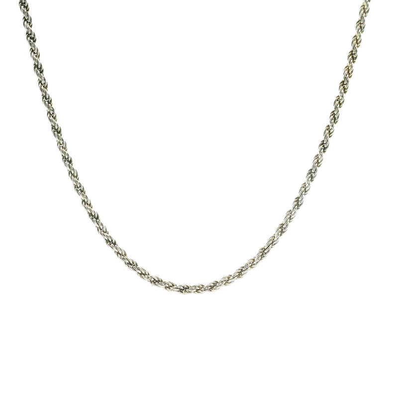 Sterling Silver Rope Chain 20
