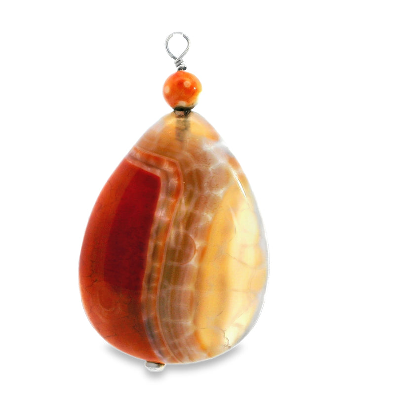 Sterling Silver Agate Pendant