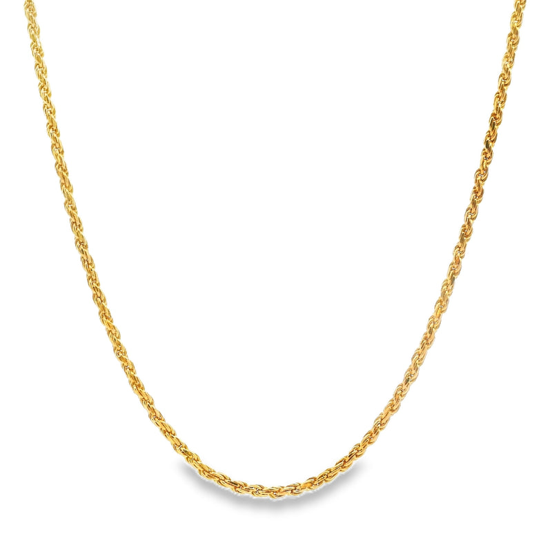 14K YG Rope Chain