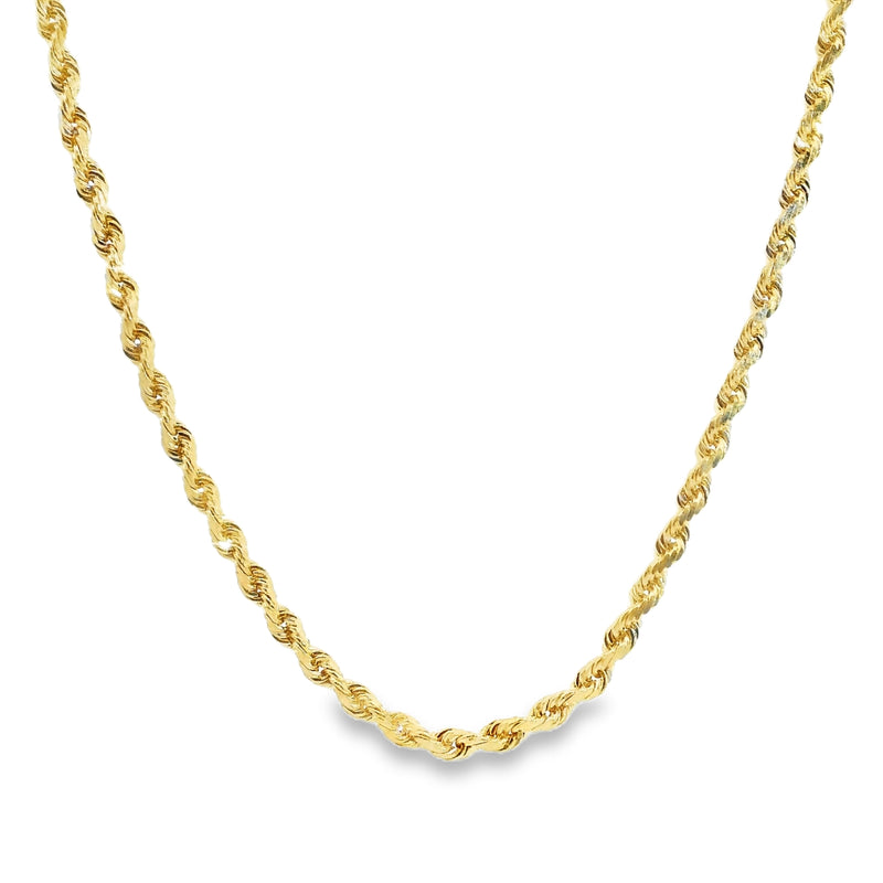 14K YG Rope Chain 17