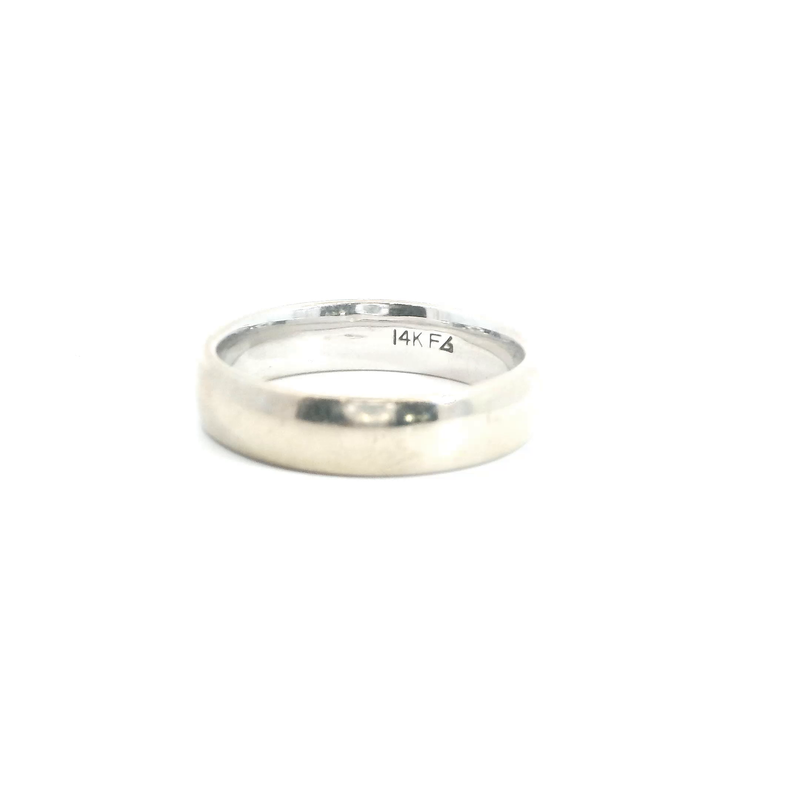 14K YG Half Round Comfort Fit Wedding Band