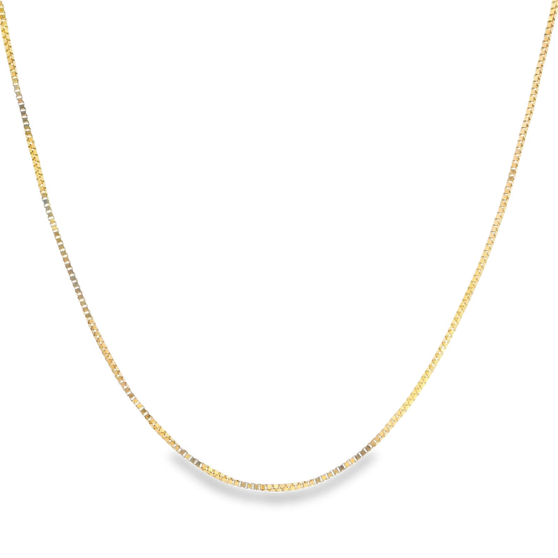 14K YG Box Chain