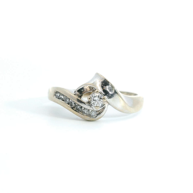 14K WG Diamond Ring