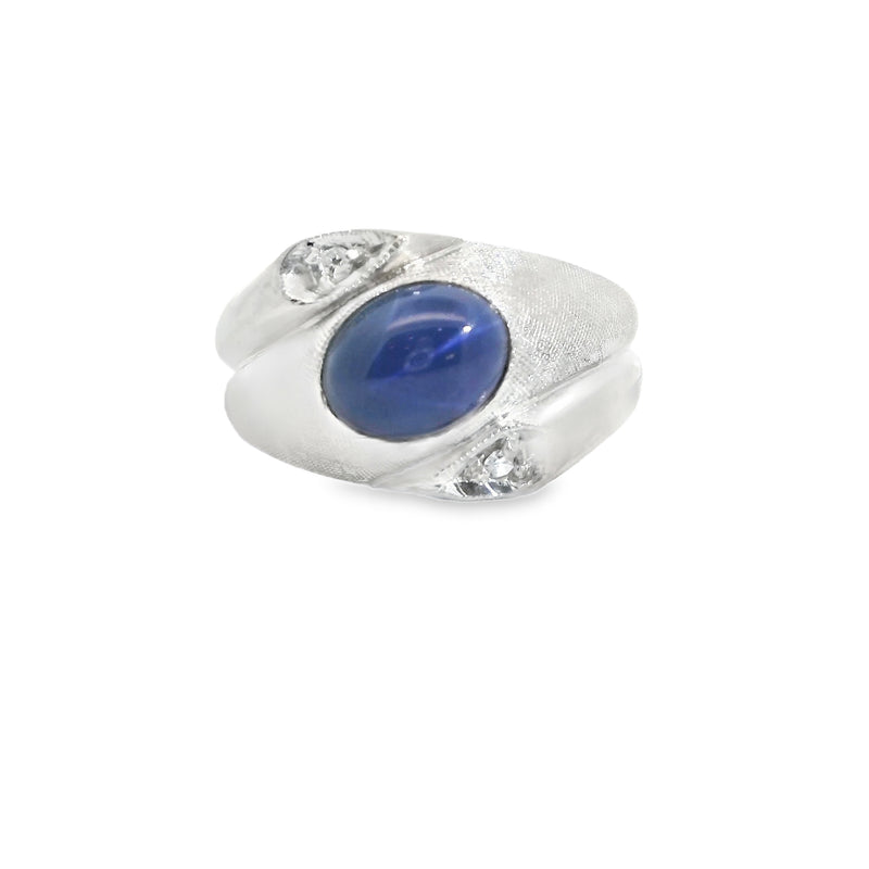 10K WG Linde Star Sapphire Ring