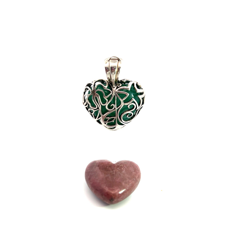 Carolyn Pollack Gemstone Heart Pendant