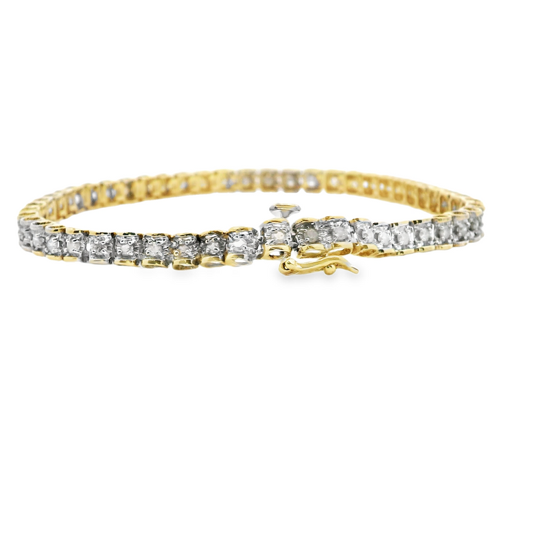 10K YG Diamond Tennis Bracelet 2.0 CT TW