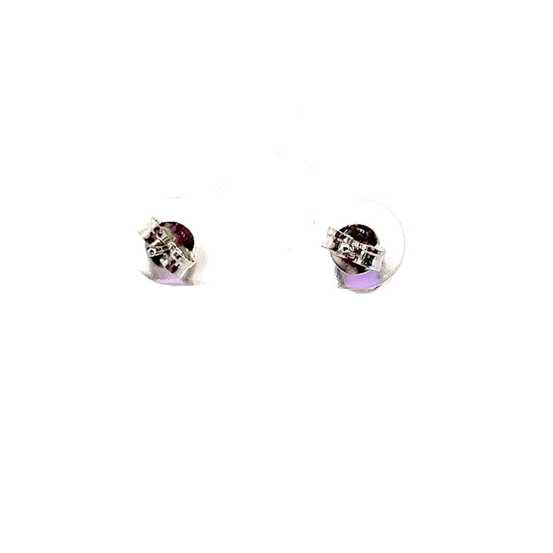 10K WG Amethyst Earrings