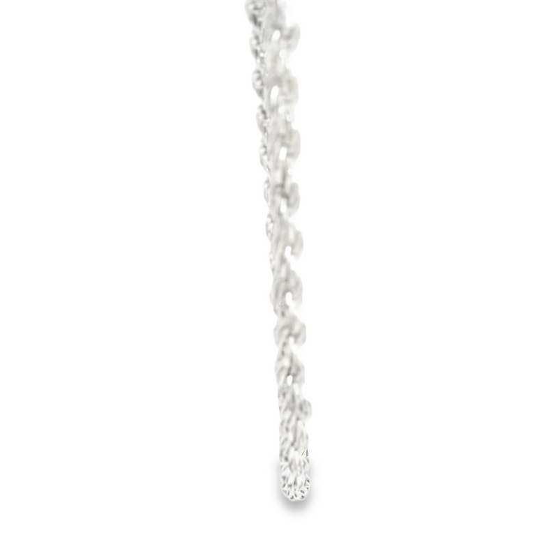 Sterling Silver 15" Rope Chain