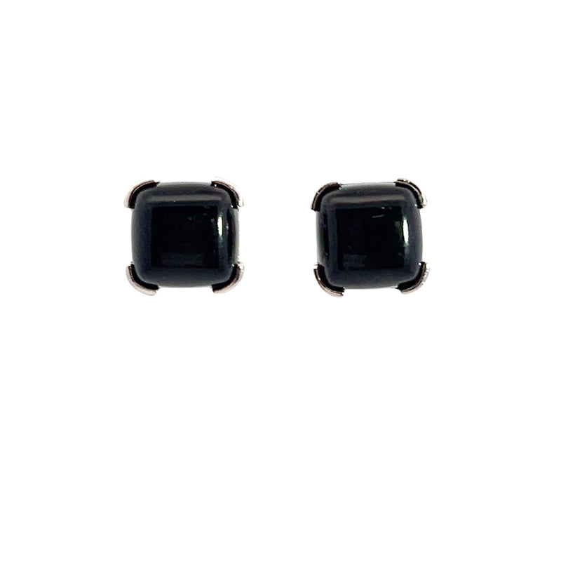 Sterling Silver Black Onyx Earrings