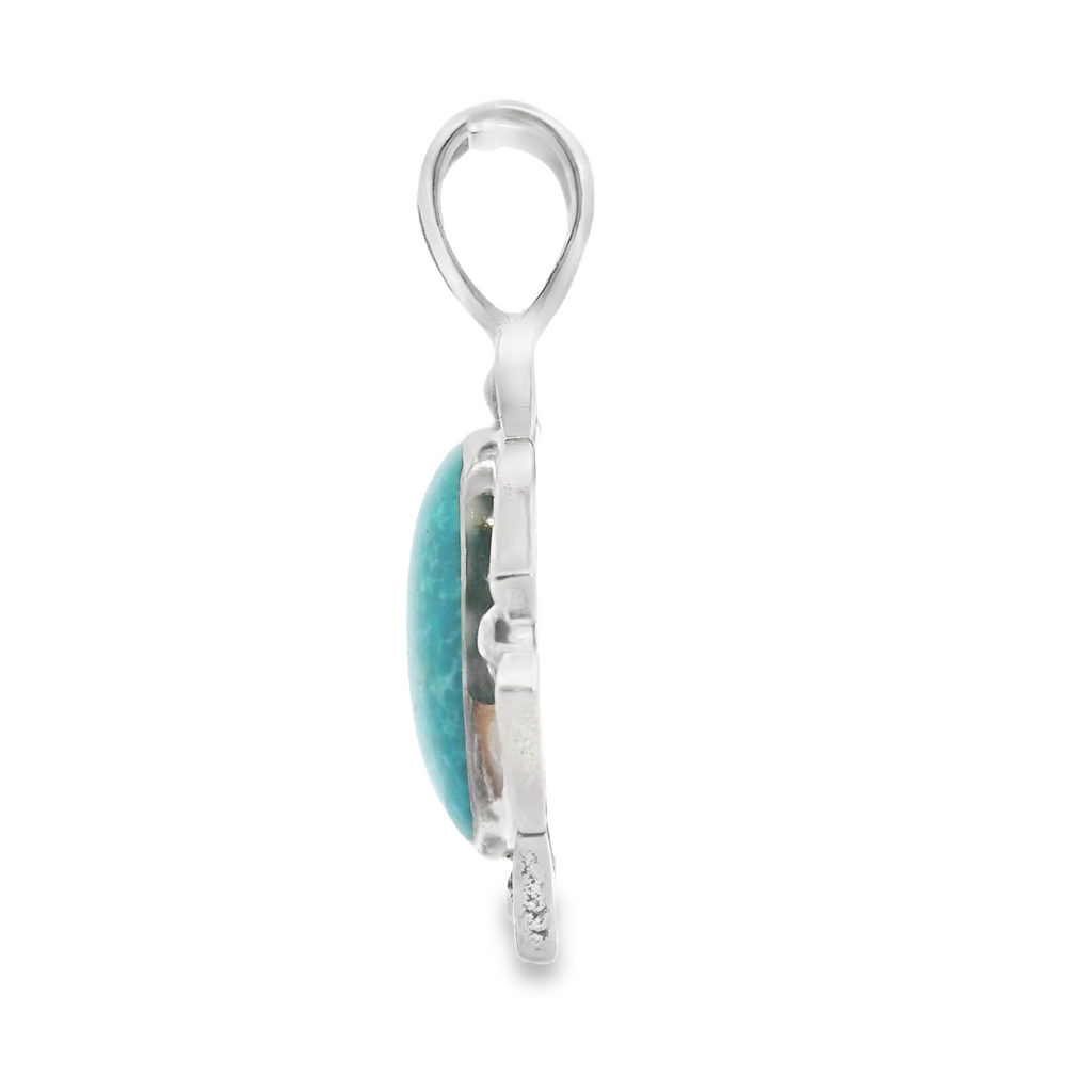 Sterling Silver Turquoise Pendant