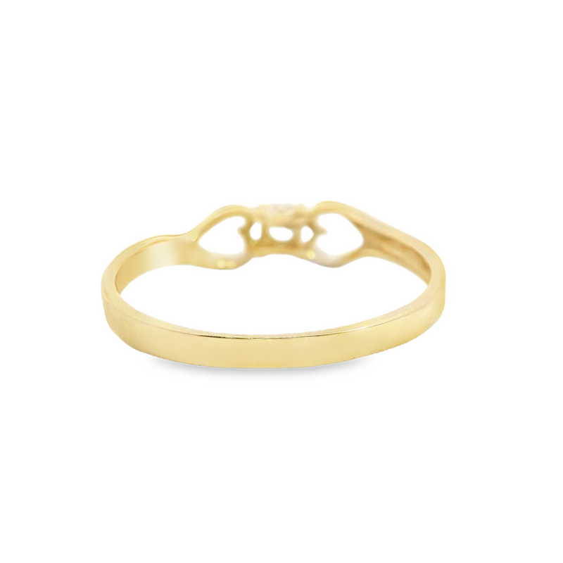 14K YG Diamond Ring