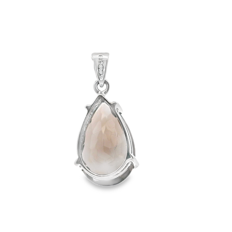 Sterling Silver Smoky Quartz Pendant
