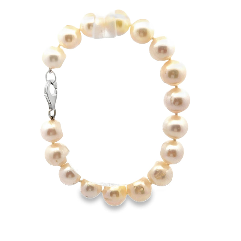 Sterling Silver Freshwater Pearl Bracelet 7.5"