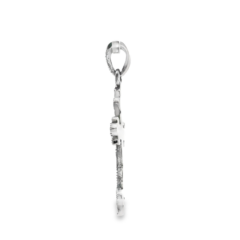 Sterling Sliver Marcasite Cross