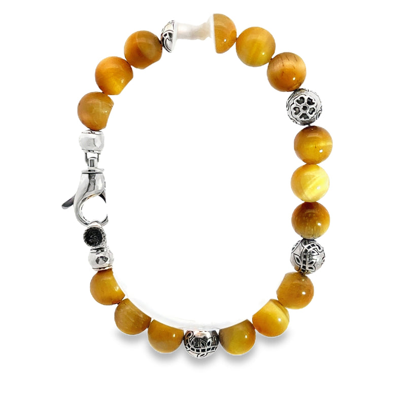 JAI by John Hardy Tiger Eye Bracelet 7.5"