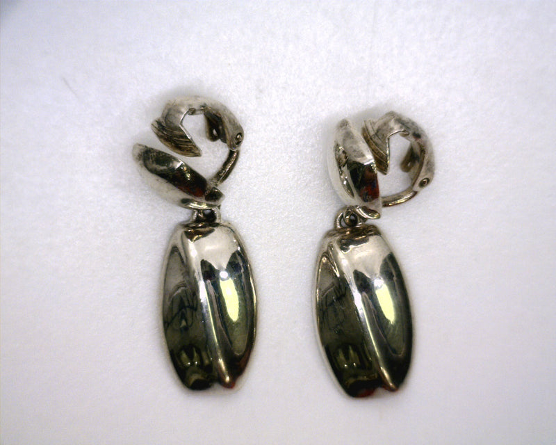 Sterling Silver Clip on Earrings