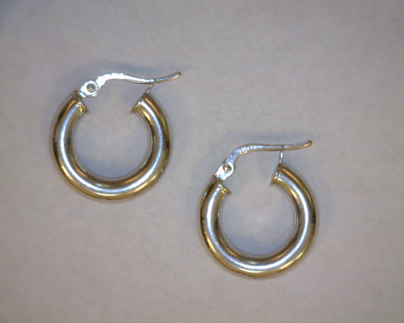 14K WG HOOPS 2.5 GRAMS