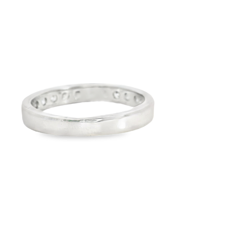 14K WG Channel Set Diamond Band