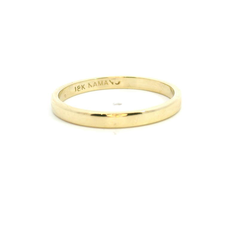 18K YG Band