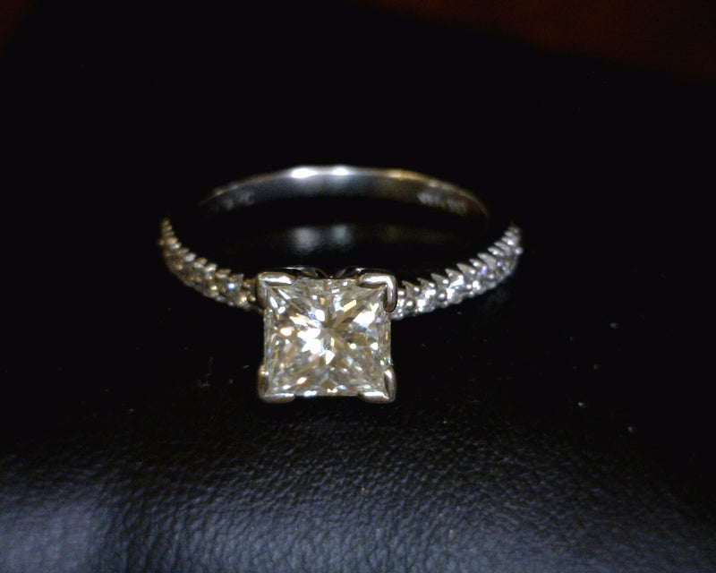 14K WG ENGAGEMENT RING