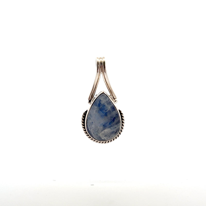 Sterling Sliver Rainbow Moonstone Pendant