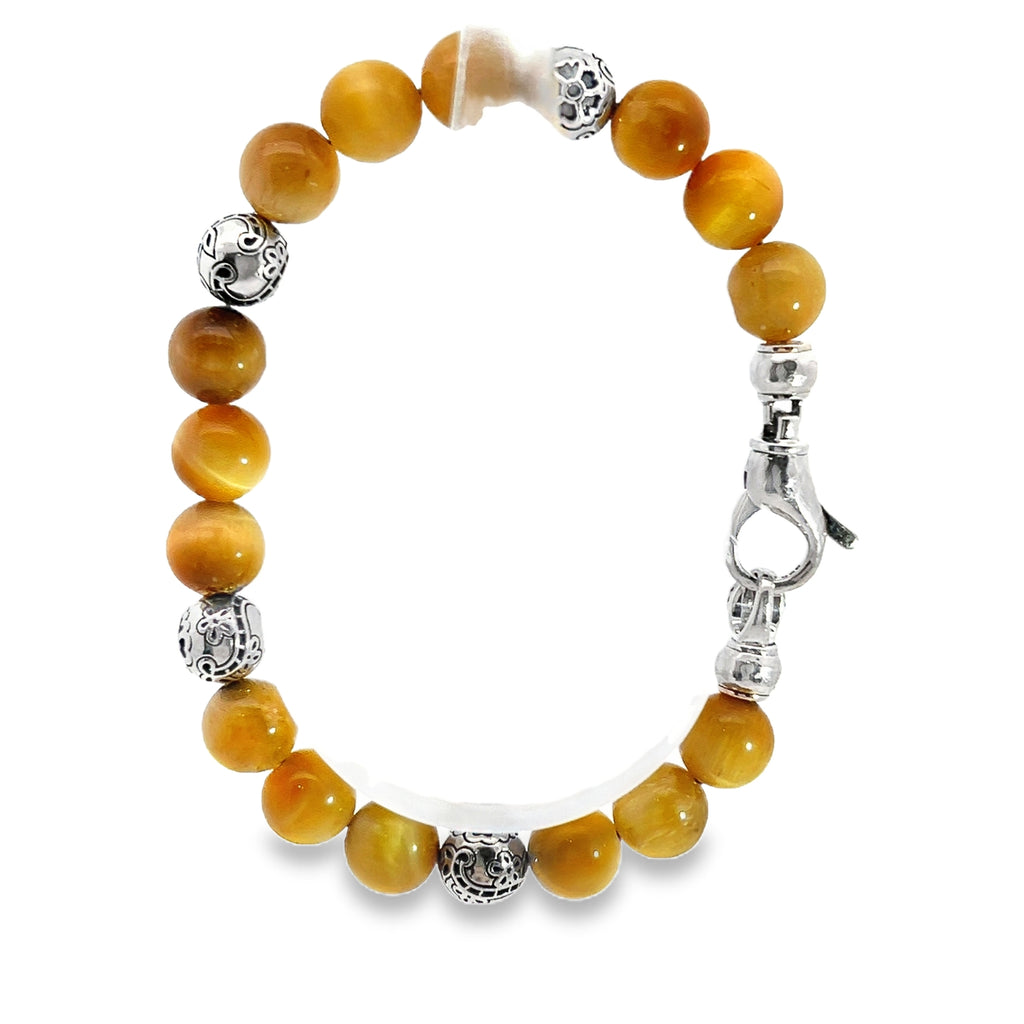 JAI by John Hardy Tiger Eye Bracelet 7.5"