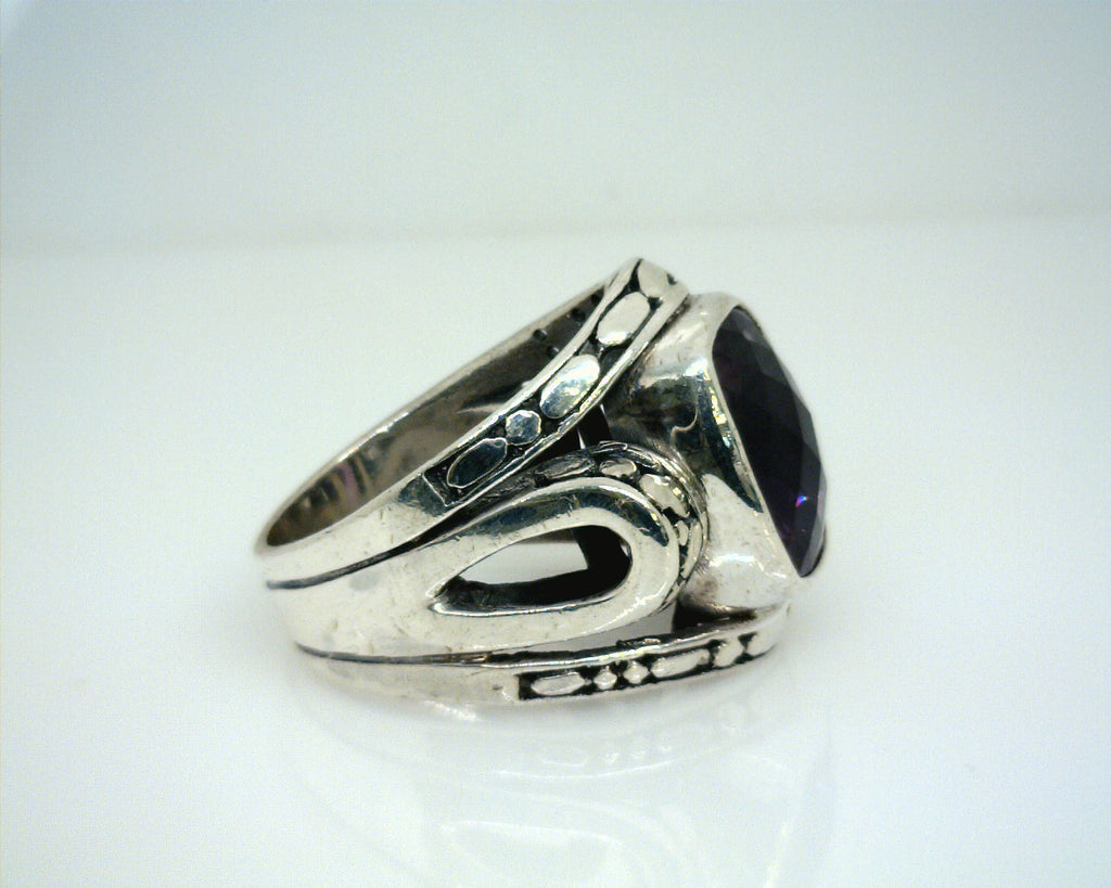 Sterling Silver Amethyst Ring