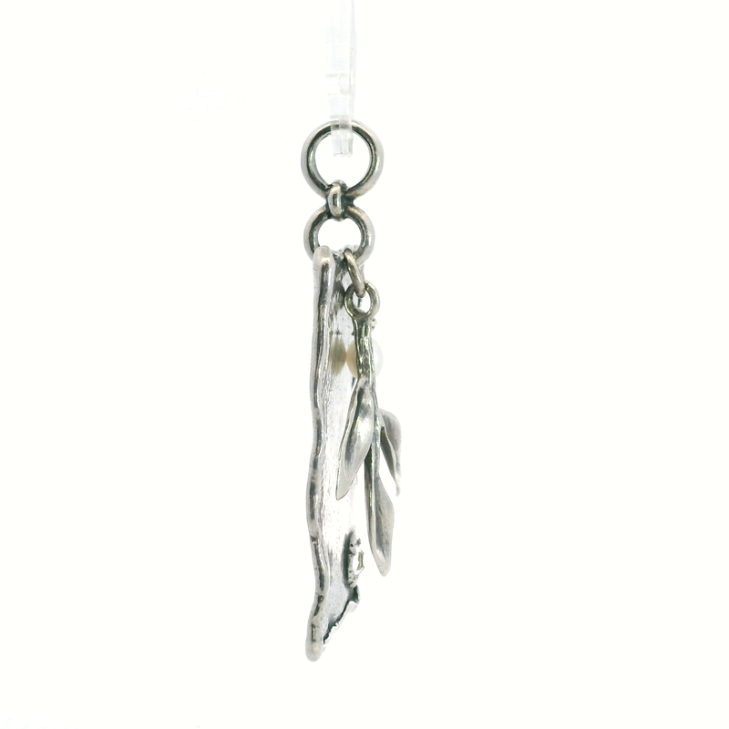 Sterling Sliver Silpada Leaf Sprig Pendant