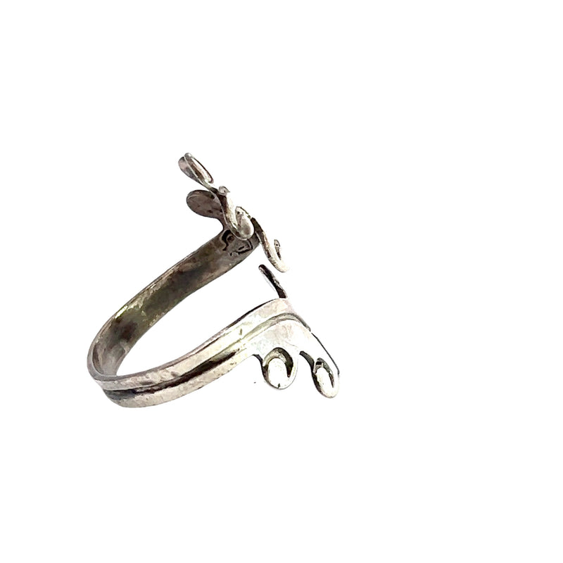 Sterling Silver Bypass Ring