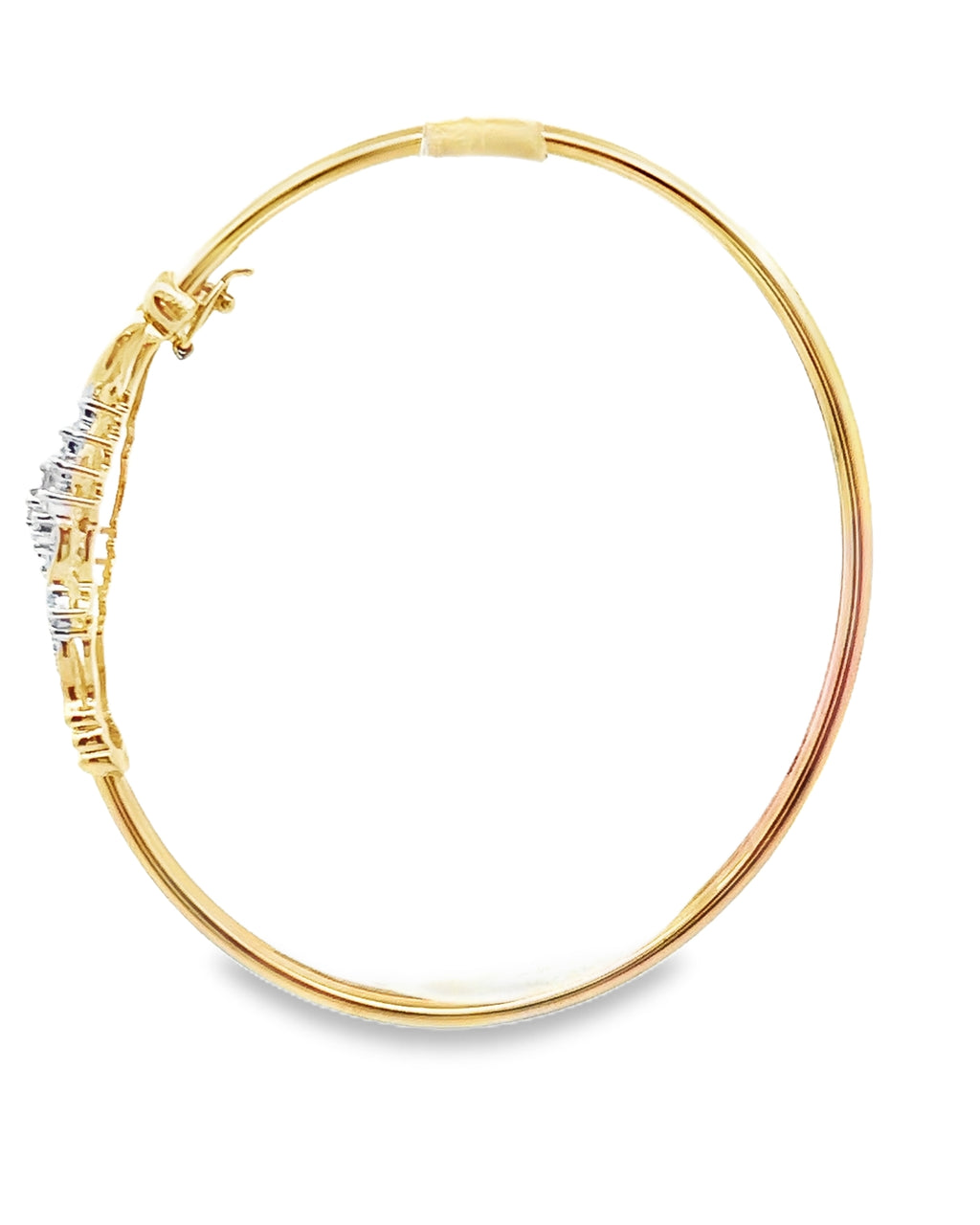 14K YG Diamond Bangle Bracelet