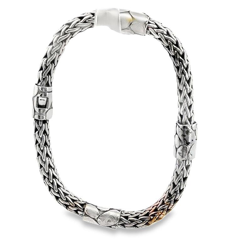 John Hardy Station Pebble Bracelet 8"