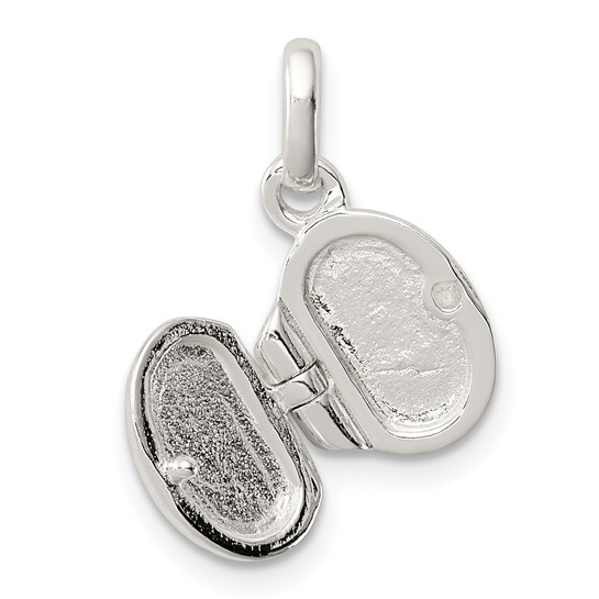 Sterling Silver Enamel Locket