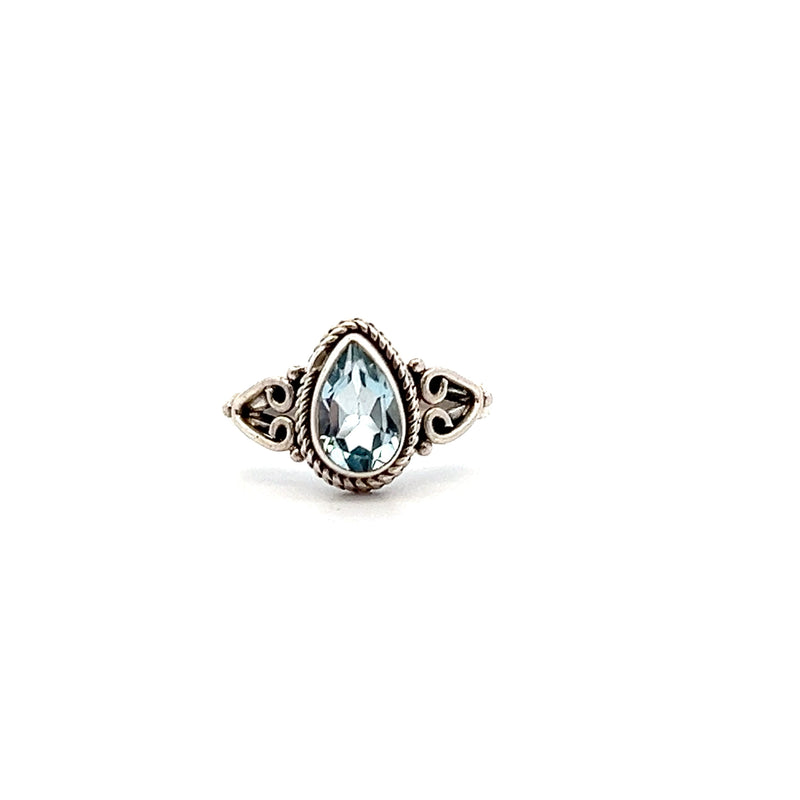 Sterling Silver Blue Topaz Ring