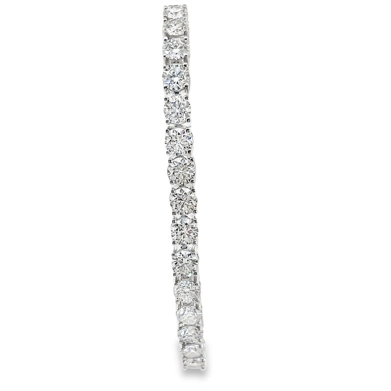 Sterling Silver Moissonite Tennis Bracelet