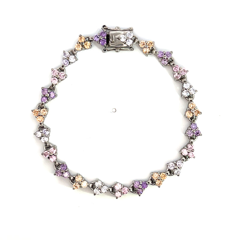 Sterling Silver Gemstone Bracelet