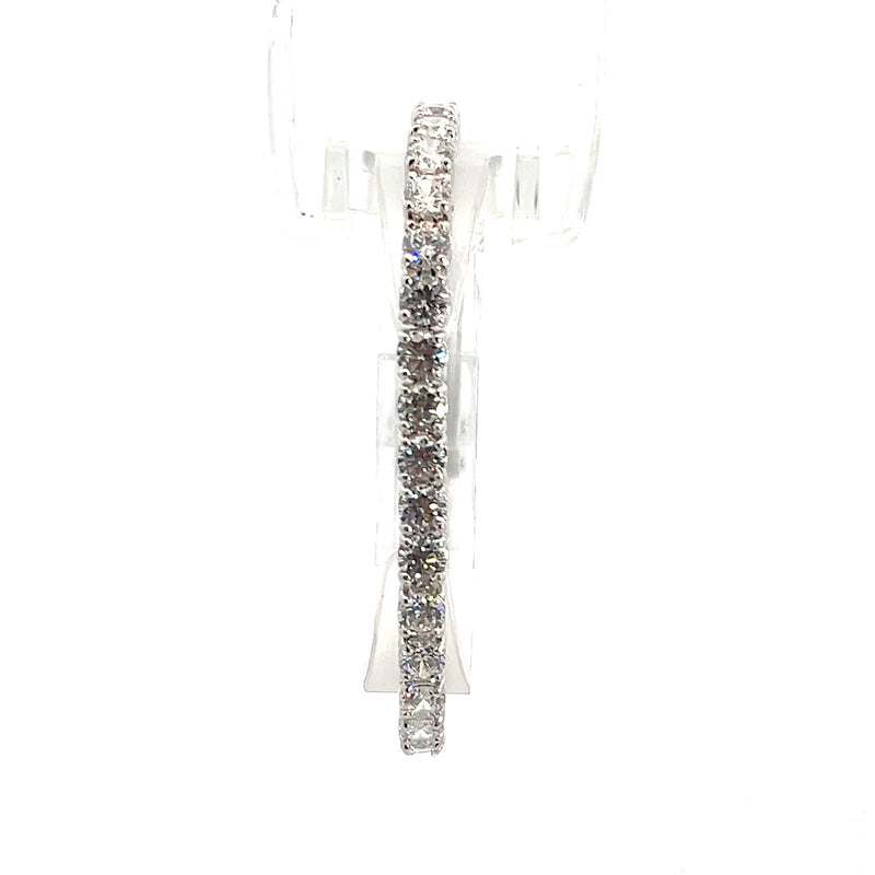 Sterling Silver CZ Tennis Bracelet 7