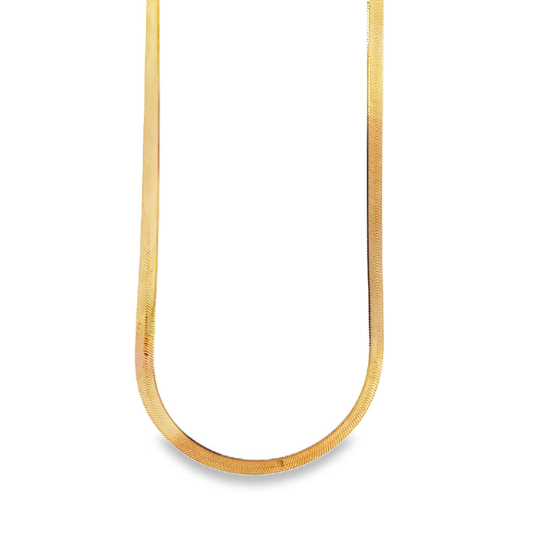 14K YG Herringbone Chain 24