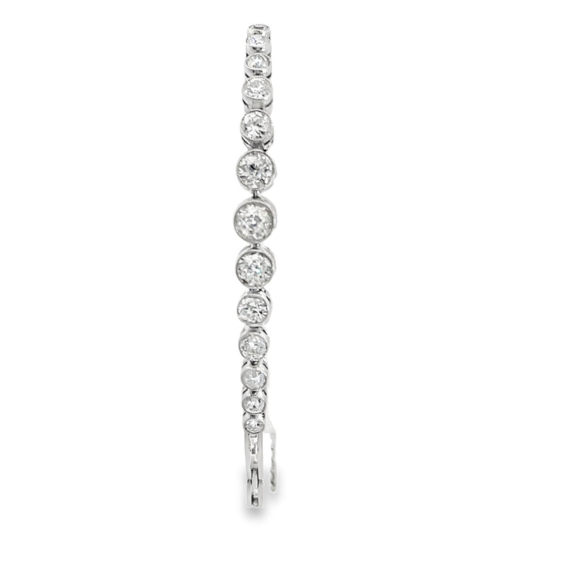 14K WG Vintage Diamond Tennis Bracelet