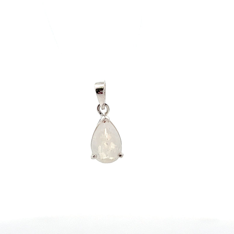 Sterling Silver Rainbow Moonstone Pendant